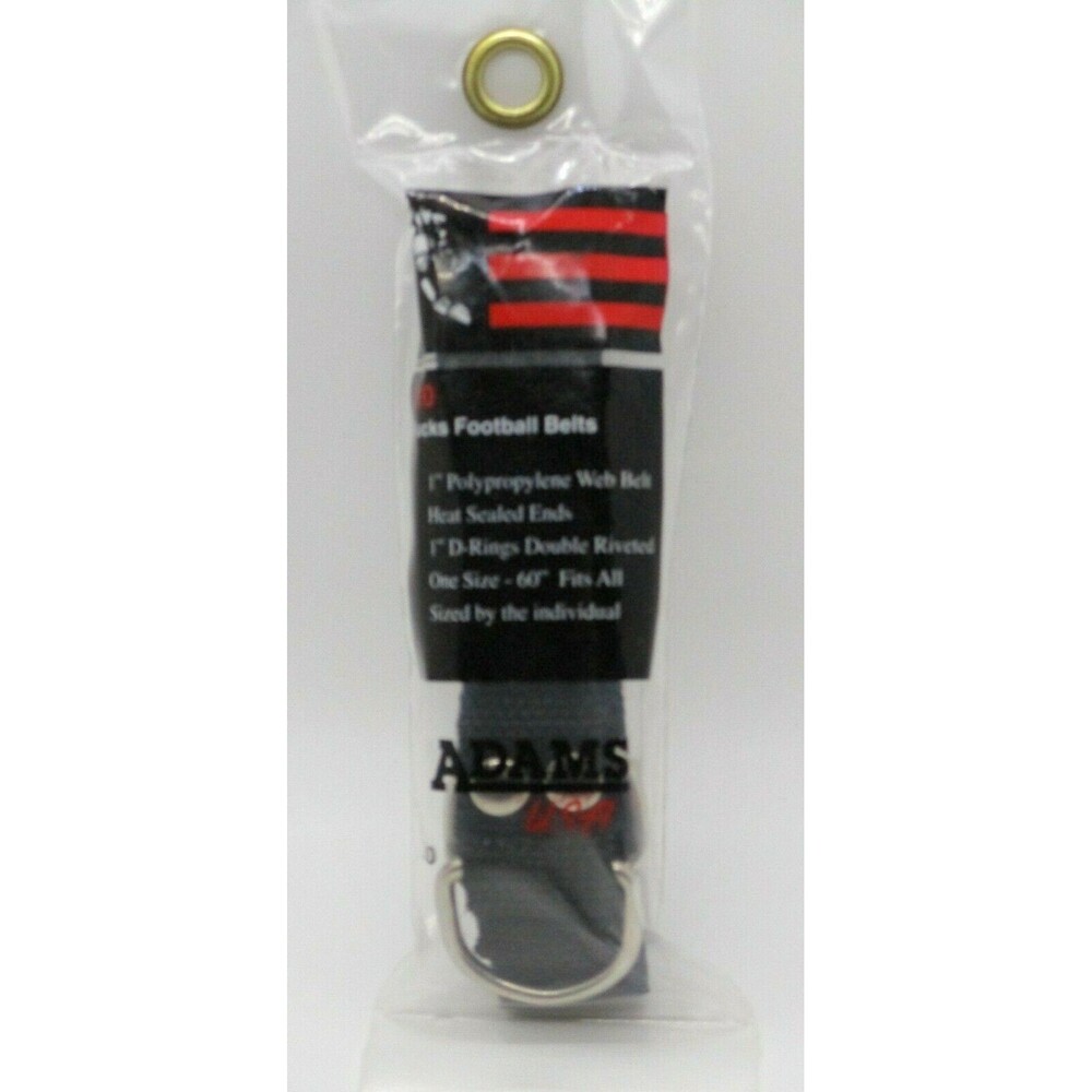 Adams USA Football Belt 1” Polypropylene Web 60" New 510 Bucks Football Belts